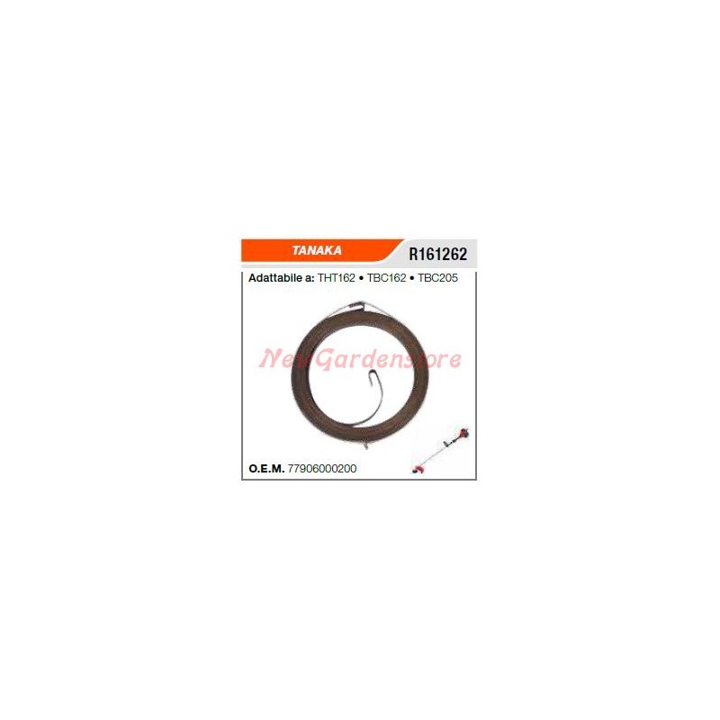 Ressort de démarrage TANAKA pour débroussailleuse THT162 TBC162 R161262