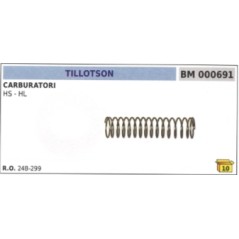 Molla carburatore membrana TILLOTSON HS - HL  24B-299