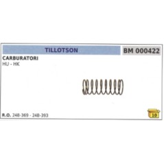 Diaphragm carburettor spring TILLOTSON HU - HK 24B-369 - 24B-393