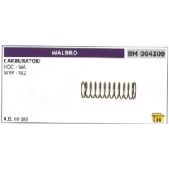 Ressort de carburateur à membrane WALBRO HDC - WA - WYP - WZ 98-189 | Newgardenstore.eu