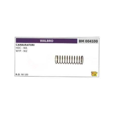Molla carburatore membrana WALBRO HDC - WA - WYP - WZ 98-189 | Newgardenstore.eu