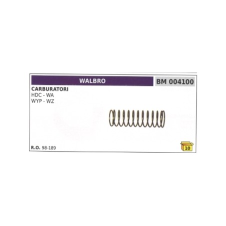 Ressort de carburateur à membrane WALBRO HDC - WA - WYP - WZ 98-189 | Newgardenstore.eu