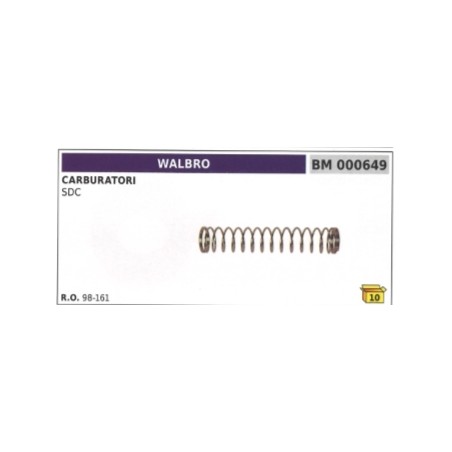 Membran-Vergasertriebfeder WALBRO SDC 98-161 | Newgardenstore.eu