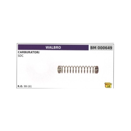 Ressort de carburateur à membrane WALBRO SDC 98-161 | Newgardenstore.eu