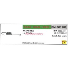 Ressort d'entraînement automoteur KAAZ tondeuse LM 535KX 001281 | Newgardenstore.eu