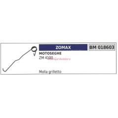 Molla grilletto ZOMAX motosega ZM 4100 018603 | Newgardenstore.eu