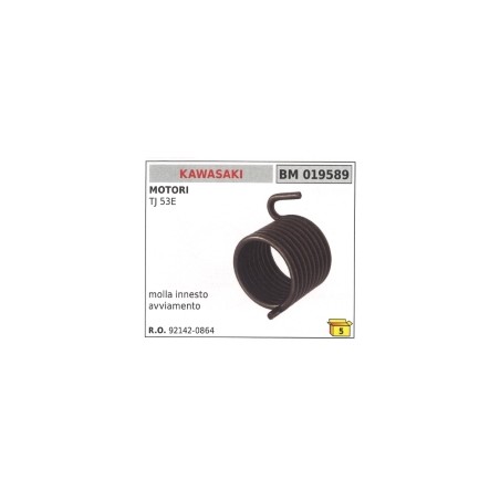 Embrayage de démarrage à ressort compatible KAWASAKI moteur débroussailleuse TJ 53E | Newgardenstore.eu