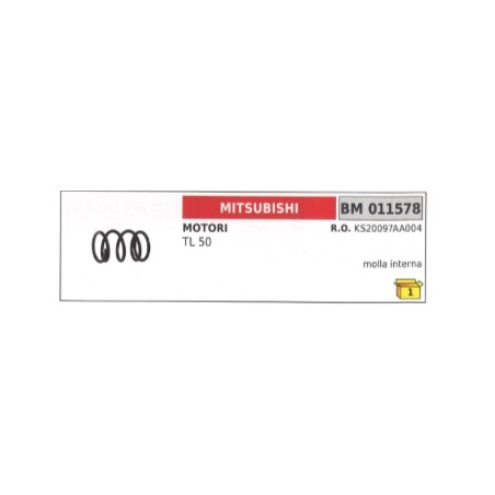 Débroussailleuse MITSUBISHI TL50 KS20097AA004 - Ressort de démarrage interne MITSUBISHI | Newgardenstore.eu