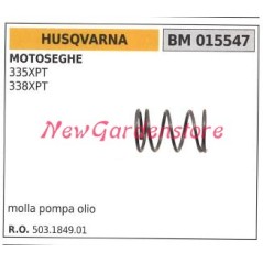 Ressort Pompe à huile HUSQVARNA moteur tronçonneuse 335XPT 338XPT 015547 | Newgardenstore.eu