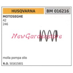 Feder HUSQVARNA Kettensägenmotor Ölpumpe 42 246 016216 | Newgardenstore.eu