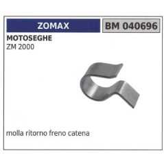 Ressort de rappel du frein de chaîne ZOMAX pour tronçonneuse ZM 2000 040696 | Newgardenstore.eu