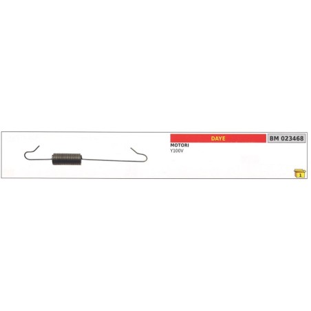 Rückstellfeder des Drehzahlreglers DAYE für Y100V-Motor 023468 | Newgardenstore.eu