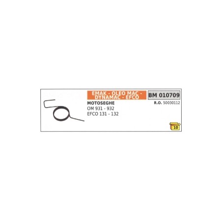 Ressort de démarrage compatible avec les tronçonneuses EMAK OM 931 - 932 EFCO 131 | Newgardenstore.eu