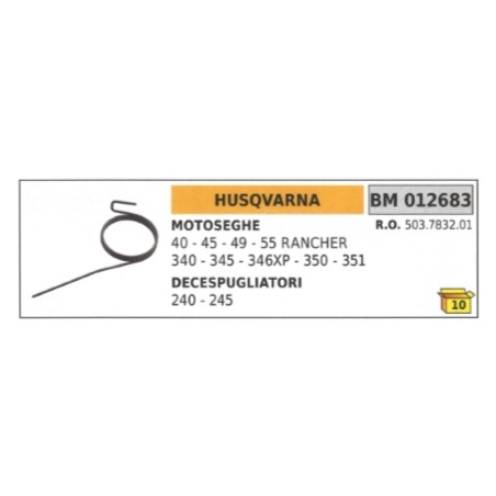 Démarreur à ressort HUSQVARNA tronçonneuse 40 - 45 débroussailleuse 240 - 245 | Newgardenstore.eu