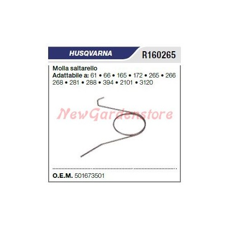 Arrancador de pinza de muelle HUSQVARNA motosierra 61 66 165 172 R160265 | Newgardenstore.eu