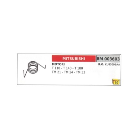 Ressort de démarrage MITSUBISHI débroussailleuse T110 - T140 - T180 - TM21 | Newgardenstore.eu