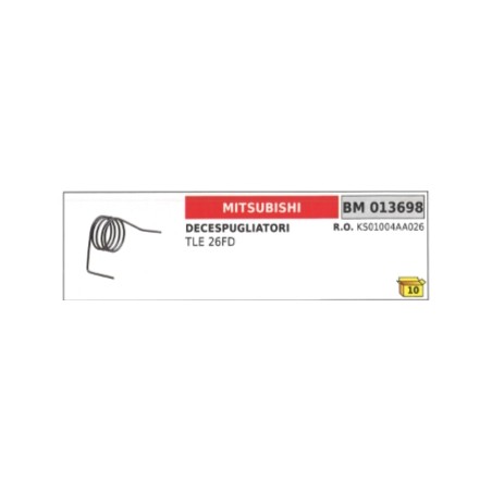 Feder für Starterbrücke MITSUBISHI Freischneider TLE 26FD KS01004AA026 | Newgardenstore.eu