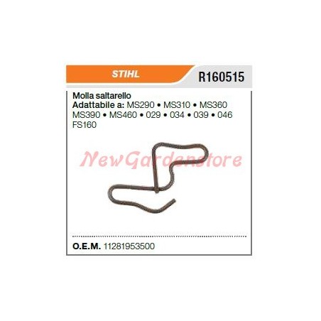 Molla Saltarello avviamento STIHL motosega MS290 310 360 390 R160515 | Newgardenstore.eu