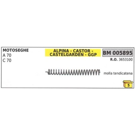 Ressort tendeur de chaîne ALPINA pour tronçonneuse A 70 C 70 005895 | Newgardenstore.eu