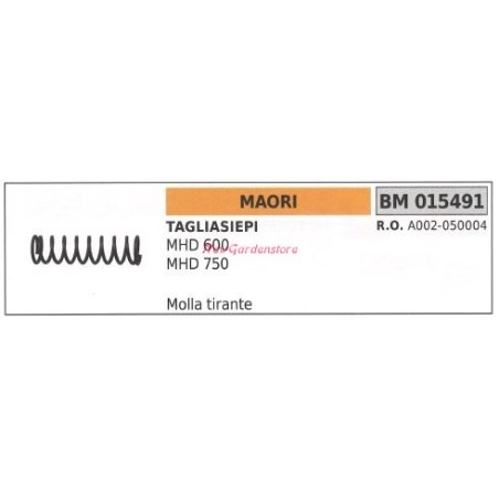 MAORI Heckenscheren-Zugstangenfeder MHD 600 750 015491 | Newgardenstore.eu