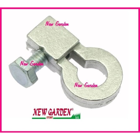 Adaptable clamp with specific ring for brake or transmission cables 450179 | Newgardenstore.eu