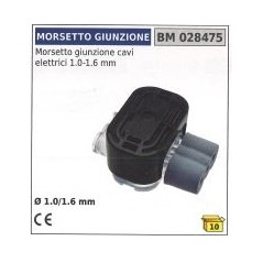 Electrical cable joint clamp Ø 1.0 / 1.6 mm 028475 | Newgardenstore.eu