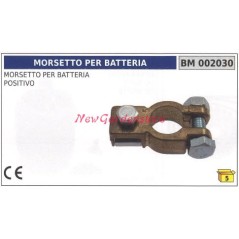 Morsetto per batteria positivo 002030 | Newgardenstore.eu