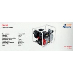 DP 50 SERIE DUCAR Petrol-driven motor pump with 4-stroke OHV 208 cc engine