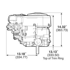 BRIGGS TRACTOR MOWER 656 cc 24 HP twin-cylinder engine | Newgardenstore.eu