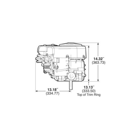 Moteur complet BRIGGS&STRATTON INTEK 7220 bicylindre tracteur de pelouse 656cc