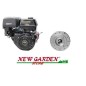 Motor completo eje horizontal motoazada cultivador 13 HP cono 23 mm