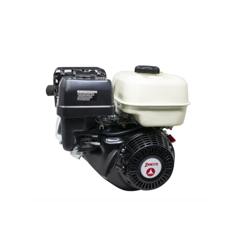 Motor completo ZANETTI gasolina ZBM420DV eje cónico horizontal Ø 24 av. breakaway