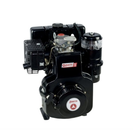 Complete diesel engine motor cultivator ZANETTI S400C1M conical Ø 23 manual start | Newgardenstore.eu