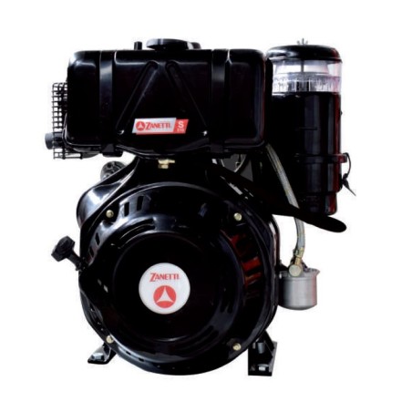 Motor diesel completo S510DE-T ZANETTI cónico depósito delantero arranque eléctrico | Newgardenstore.eu