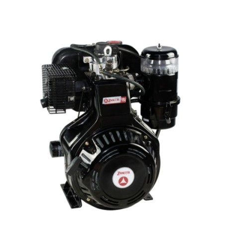 Complete diesel engine ZANETTI S450F4-EX 454 cc conical shaft 30 electric start | Newgardenstore.eu