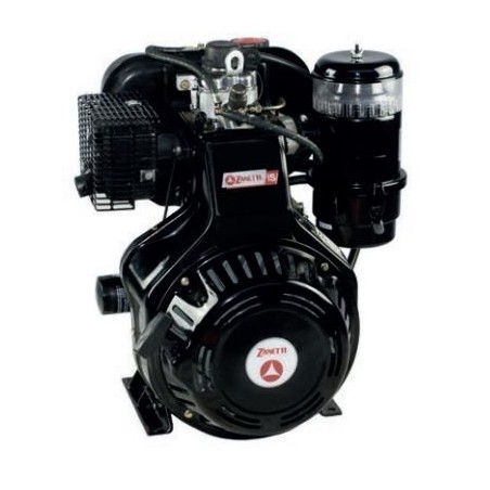 Motor diesel ZANETTI S510F4E completo eje cónico Ø 30 "F" plato de campana 4 | Newgardenstore.eu