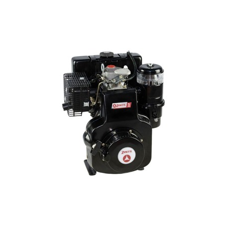 Complete engine motor cultivator conical shaft 23 diesel ZANETTI S360C1M 359cc | Newgardenstore.eu
