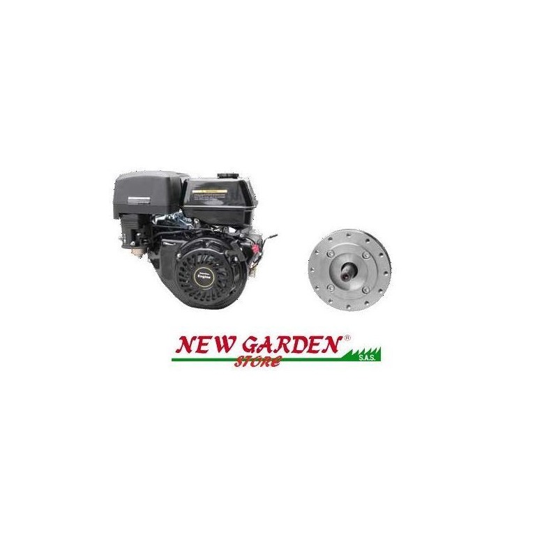Complete rotary cultivator motor 9 HP + horizontal shaft flange