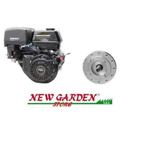 Moteur complet cultivateur rotatif 9 HP + bride arbre horizontal | Newgardenstore.eu