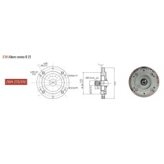 Motor completo cultivador ZANETTI BENZINA ZBM270C1MEV arranque eléctrico | Newgardenstore.eu