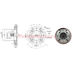 Motore completo motocoltivatore ZANETTI DIESEL ZDM78C1MEV conico avv. elettrico | Newgardenstore.eu