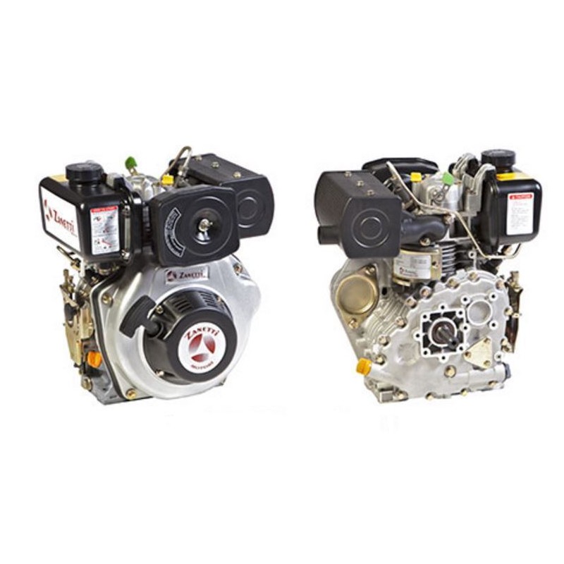 ZANETTI DIESEL ZDM78L3EV moteur complet motoculteur cylindrique démarrage électrique