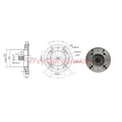 Motore completo motocoltivatore ZANETTI DIESEL ZDM86C1MEV conico avviamento elettrico | Newgardenstore.eu