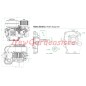 Komplette ZANETTI DIESEL ZDX210L2 Motorgrubber Motor zylindrisch Handstart