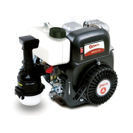 Complete petrol lawn mower engine ZANETTI ZEN150C1M 149cc air filter oil bath | Newgardenstore.eu