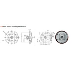 Motor cortacésped gasolina completo ZANETTI ZEN150C1M 149cc filtro de aire baño de aceite