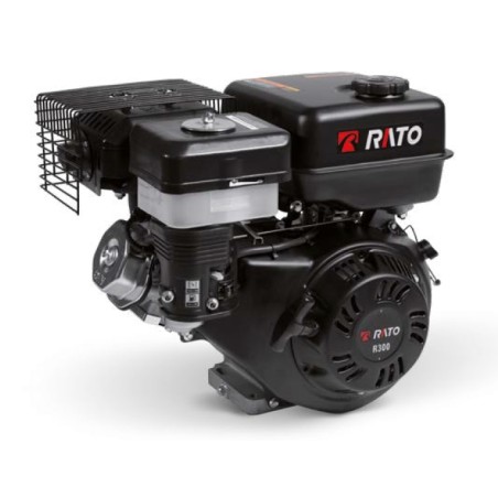 Complete RATO R300 300cc engine cylindrical horizontal shaft 1" electric start | Newgardenstore.eu