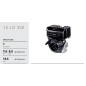 LOMBARDINI motor diesel 15LD350 4 tiempos motor cultivador TWIST9DS 02010623