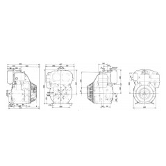 Diesel engine LOMBARDINI 3LD510 4-stroke walking tractor MY SPECIAL14 02010634 | Newgardenstore.eu