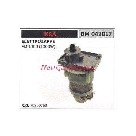 IKRA electric motor for EM 1000 (1000W) rotary tiller 042017 70300760 | Newgardenstore.eu